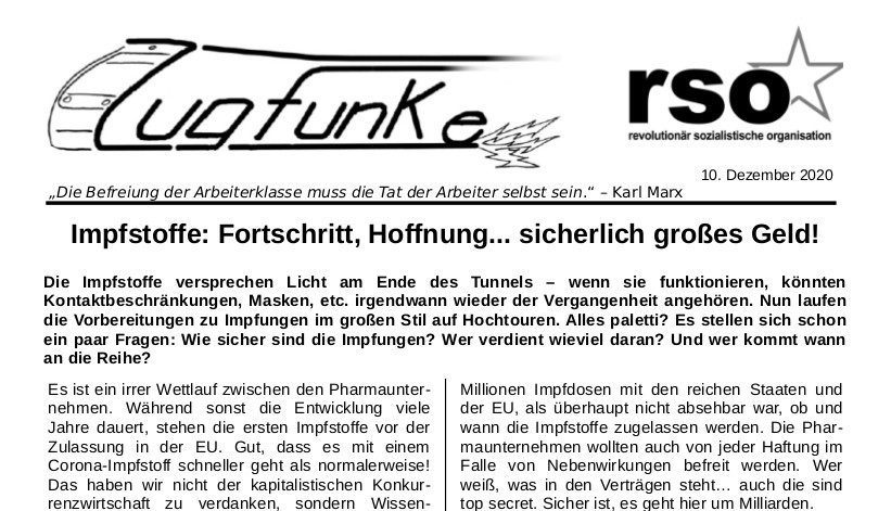 Der neue Zugfunke vom 10.12.2020