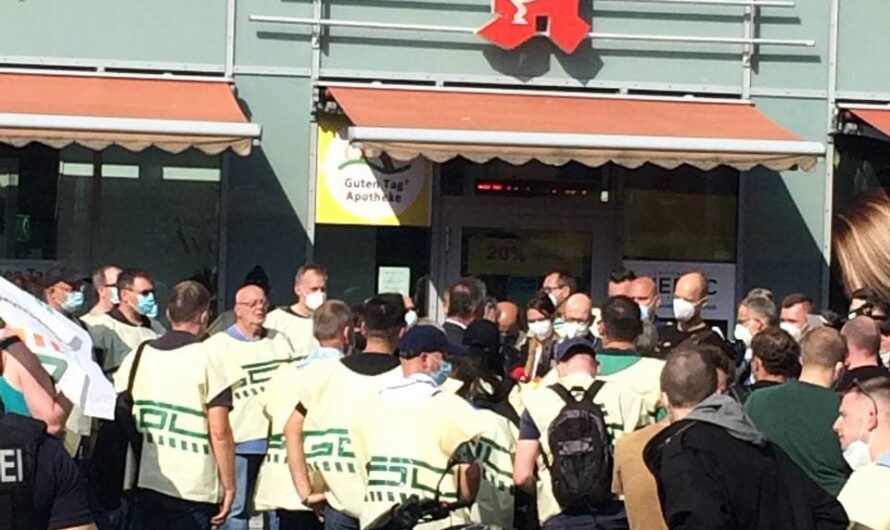 Bahnstreik läuft, Züge gestoppt