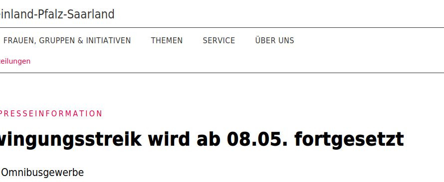 Rheinland-Pfalz: DB Regio-Kollegen im Streik