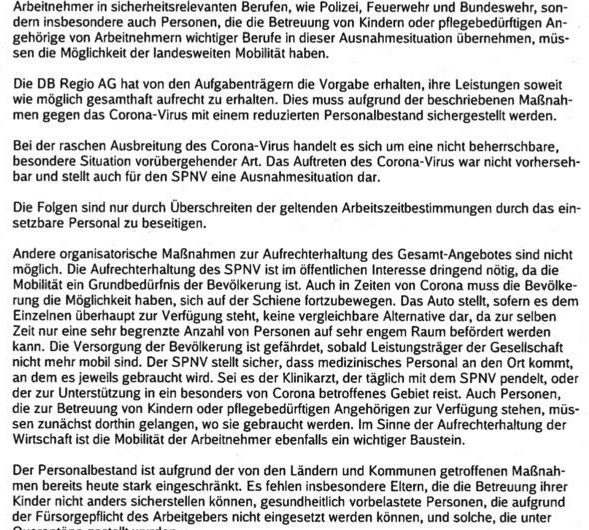 „Betriebskritisch“ – ja, das sind wir! Daher Pfoten wegen von 12-Stunden-Schichten!