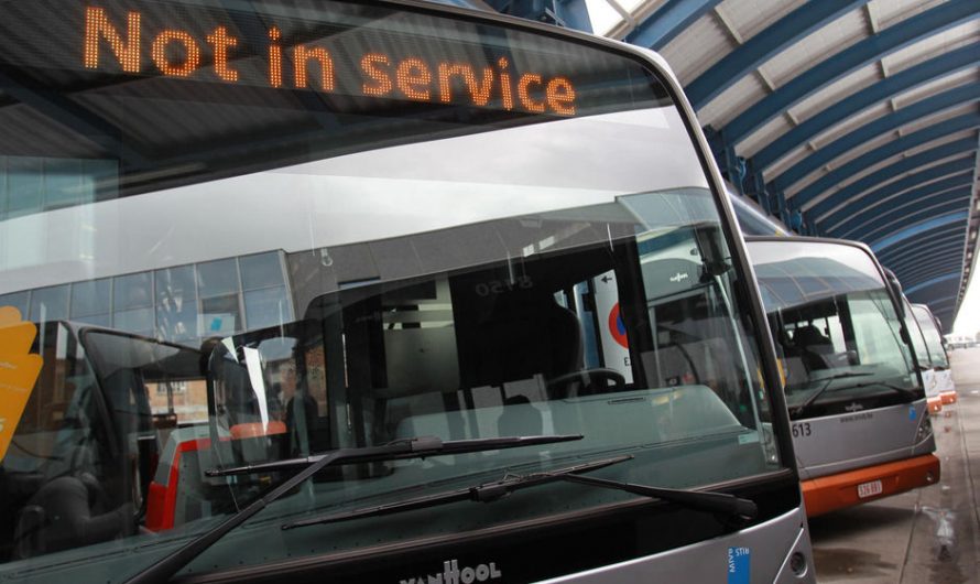 Busfahrer in Brüssel: Streik für besseren Gesundheitsschutz