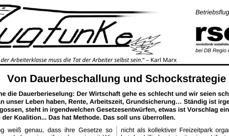 Der neue Zugfunke vom 16. Juli 2026
