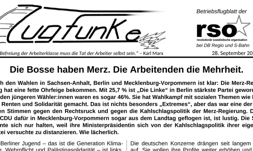 Der neue Zugfunke vom 28. September 2026